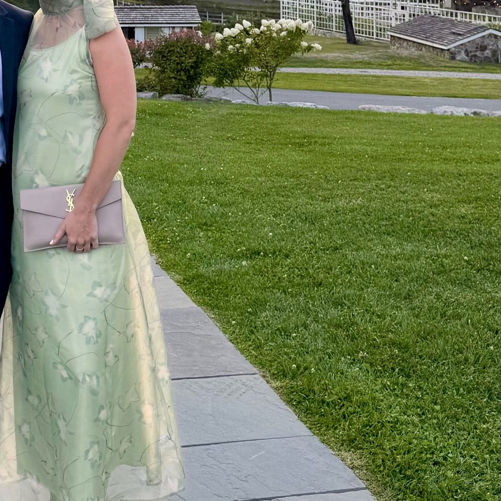 STAUD Light Green Floral Maxi Dress - Picture 6 of 7